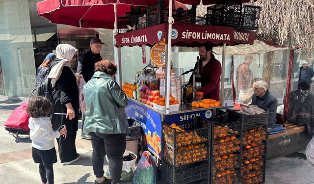 Havalar ısındı limonata yoğunluğu arttı!