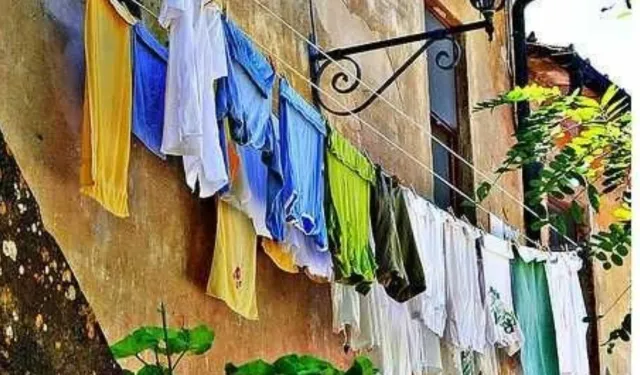 O ülkede balkonlara çamaşır asmak yasaklandı