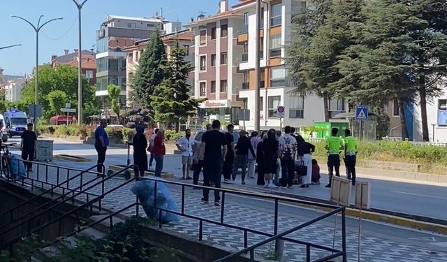Yaya geçidinde feci kaza!