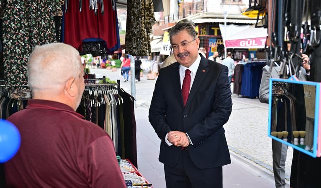 Vali Yılmaz'dan esnaf ziyareti