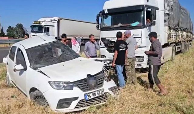 Sınav yolunda feci kaza...