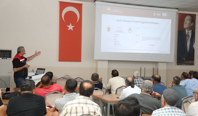 Çiftçilere güvenli üretim eğitimi