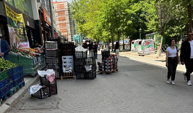 Mallar yol ortasında kaldı