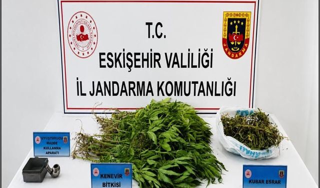 Sivrihisar'da uyuşturucu operasyonu