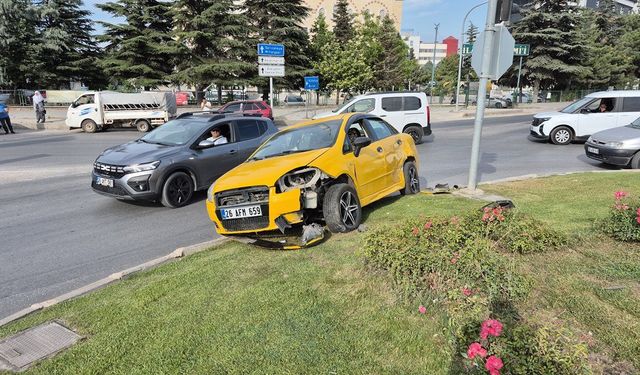 Eskişehir'de trafik kazası...