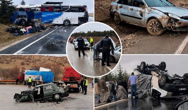 Eskişehir'de kazaların sık yaşandığı işte o güzergah...