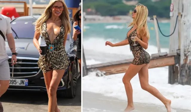 Ünlü model tatilde gündem yarattı