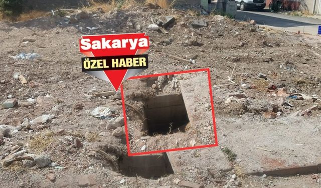 Açık kalan kanalizasyon kapağı tehlike saçıyor!