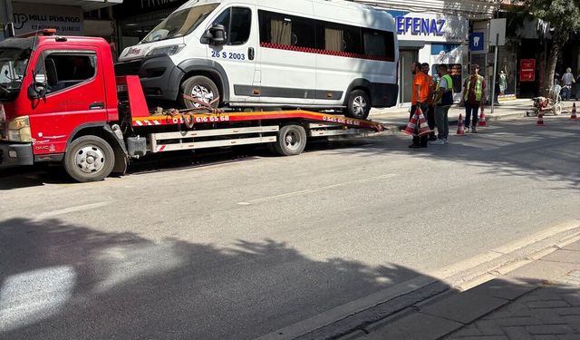 Servis çekildi, çalışma tamamlandı