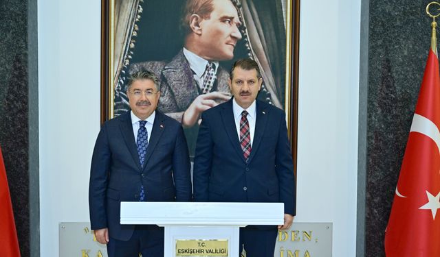 Millî Savunma Bakan Yardımcısı Ayhan, Vali Yılmaz'ı ziyaret etti