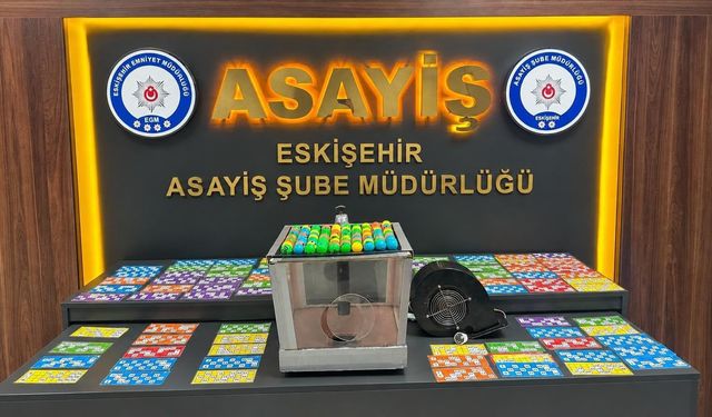 Eskişehir’de kumar baskını: 36 kişiye 417 bin TL ceza