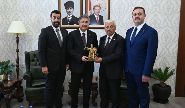 Esnaf temsilcilerinden Vali Yılmaz’a Ahilik Haftası ziyareti