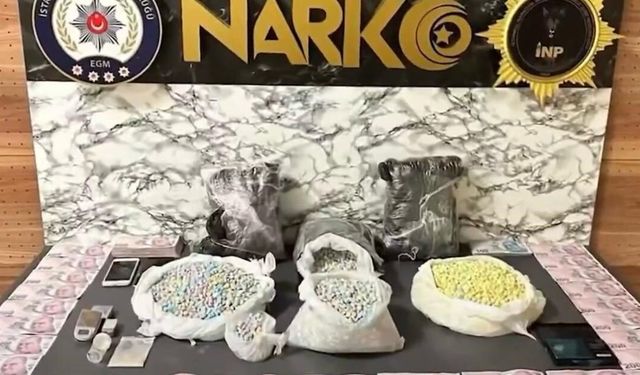 2 Ton uyuşturucu, 4 milyon hap ele geçirildi