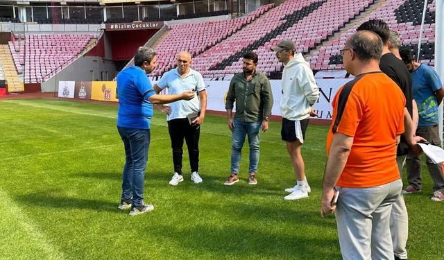 Eskişehir stadyumunda yeni sezon hazırlığı