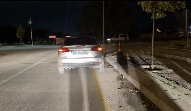 Eskişehir'de kovalamaca sonrası yasaklı madde bulundu