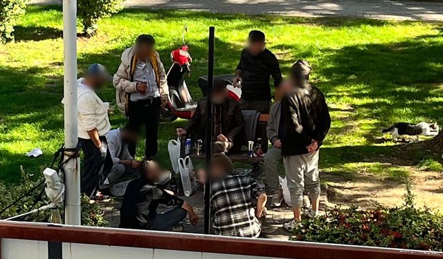 Porsuk kıyısındaki parkta “Alkolpark” tepkisi