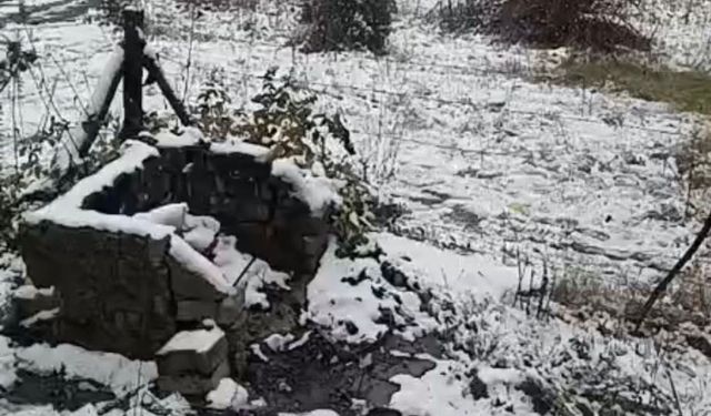 Eskişehir'den ilk kar manzaraları!