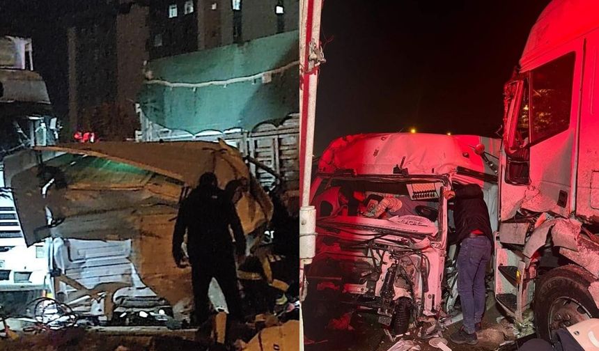 Eskişehir'de feci kaza: Park halindeki TIR'lara çarptı