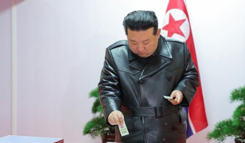 Kuzey Kore lideri yerel seçimlerde oy kullandı