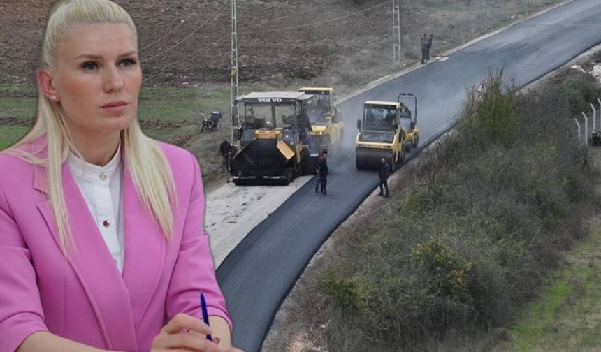 Bilecik'ten Eskişehir'e asfalt teşekkürü