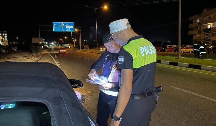 Sıkı trafik denetimi: 335 araç trafikten men edildi