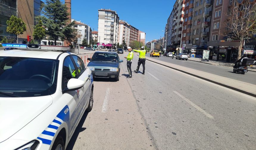 Eskişehir'de sürücülere ceza yağdı!