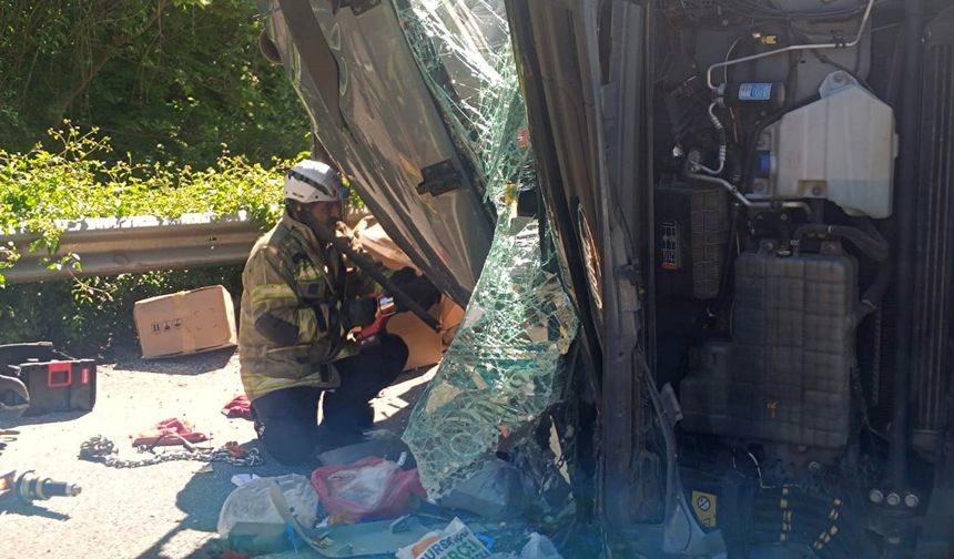 Eskişehir yolunda kaza: Sürücü hayatını kaybetti!