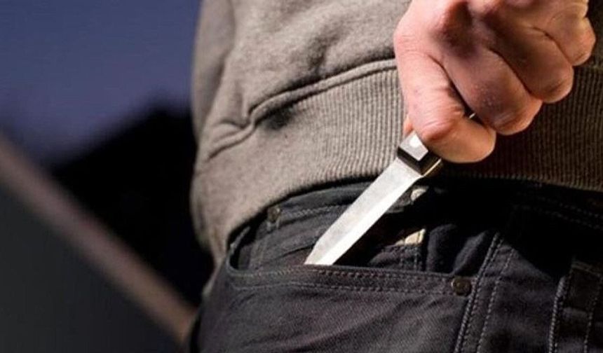 Porsuk kenarında bıçaklı kavga!