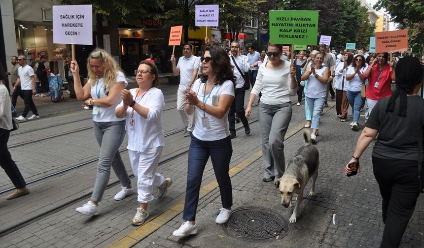 Eskişehir'de 'Halk Sağlığı' yürüyüşü