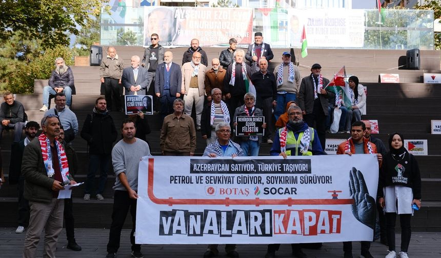 Eskişehir'de İsrail'e sert tepki!