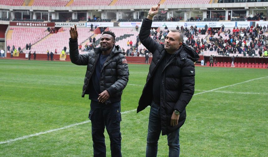 Eskişehirspor'un efsane isimleri maçı takip etti!