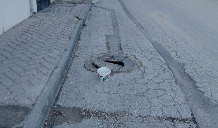 Eskişehir'de bu kapak tehlike oluşturuyor!