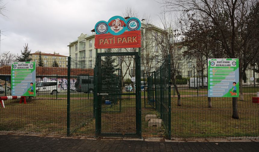 Eskişehir'in o bölgesine Pati Park açıldı!