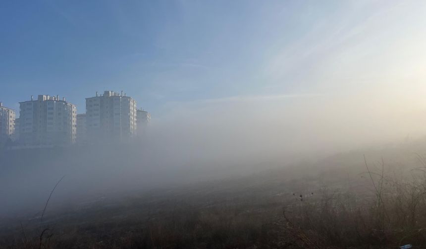 Eskişehir'de yoğun sis etkili oldu!