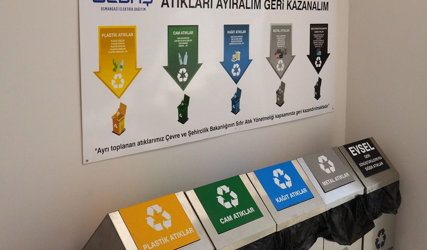 8,7 ton atık ekonomiye kazandırdıldı