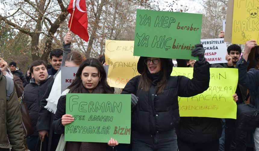 Eskişehir’in o üniversitesi İmamoğluna destek için yürüdüler
