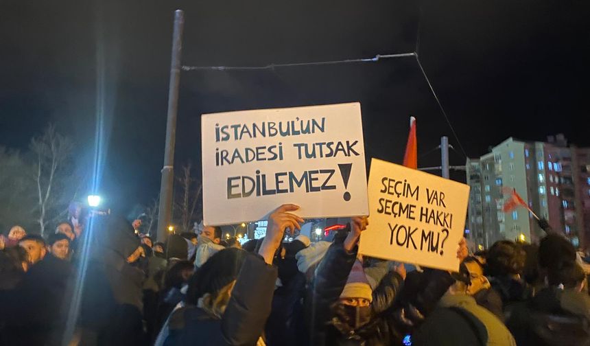 Eskişehir'de polis ve eylemciler arasında arbede çıktı