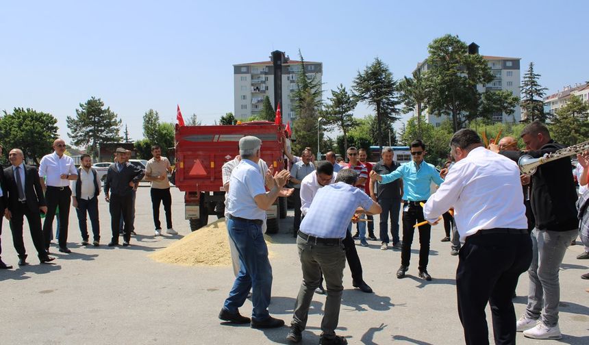 Eskişehir'de ilk mahsul sevinci