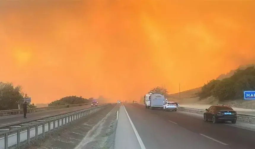 Bursa’da orman yangını yerleşim yerlerine yaklaştı