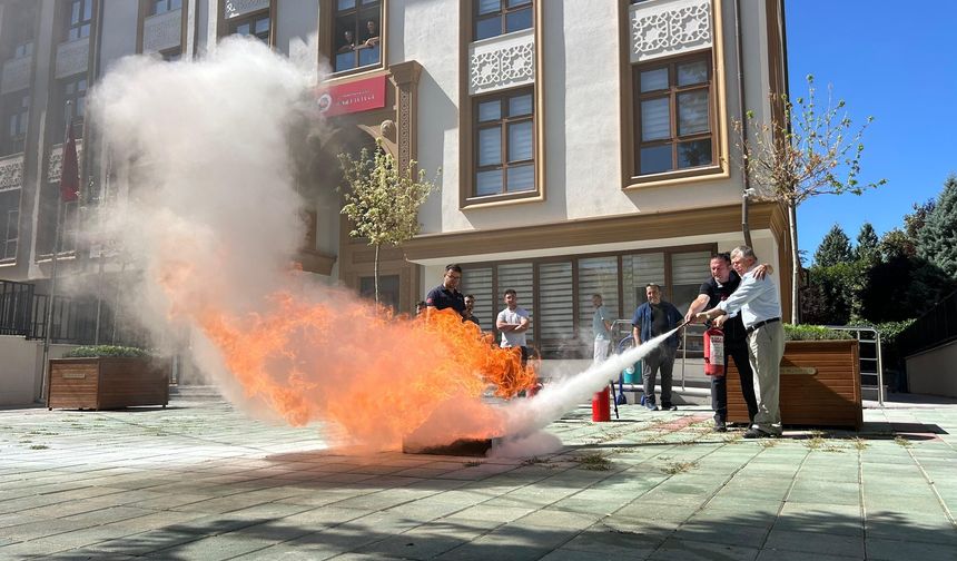 Afet ve yangın farkındalık eğitimi