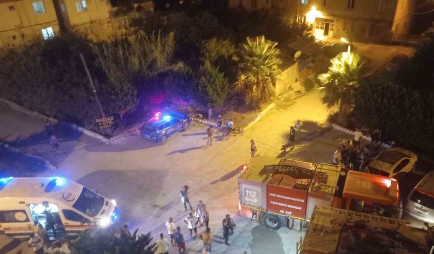 Otelde çıkan yangında dumandan etkilenen 11 kişi hastaneye kaldırıldı