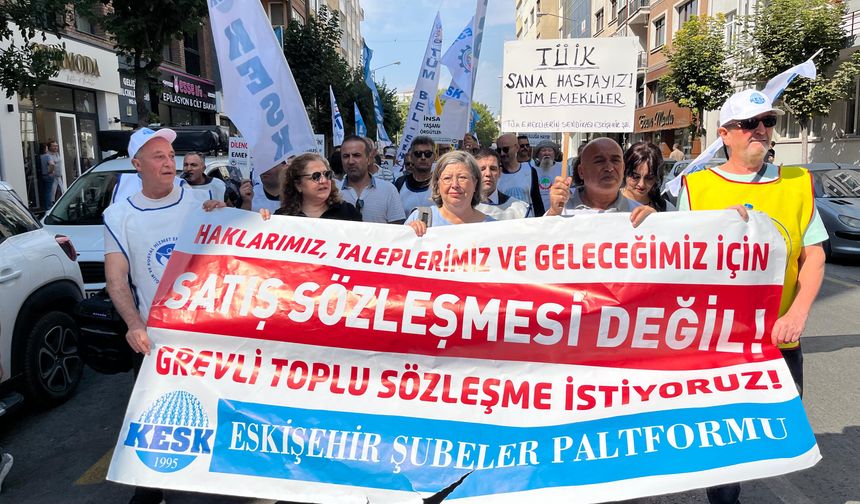 Eskişehir'de memurlar iş bıraktı!