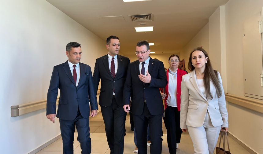 Eskişehir'de Şehir Hastanesi'ne sağlık incelemesi
