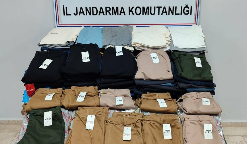 Eskişehir’de kaçak pantolon ve tişört operasyonu