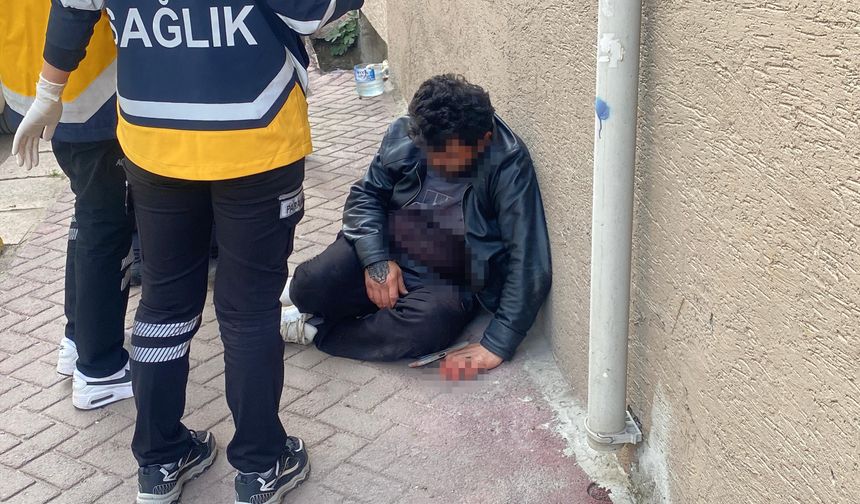 Eskişehir'de ilginç yaralanma! Bıçak yarasına düştüm dedi....