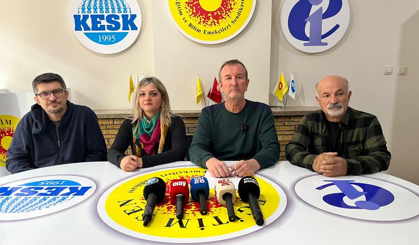 Eğitim-Sen öğretmenlerin sorunlarına dikkat çektiler