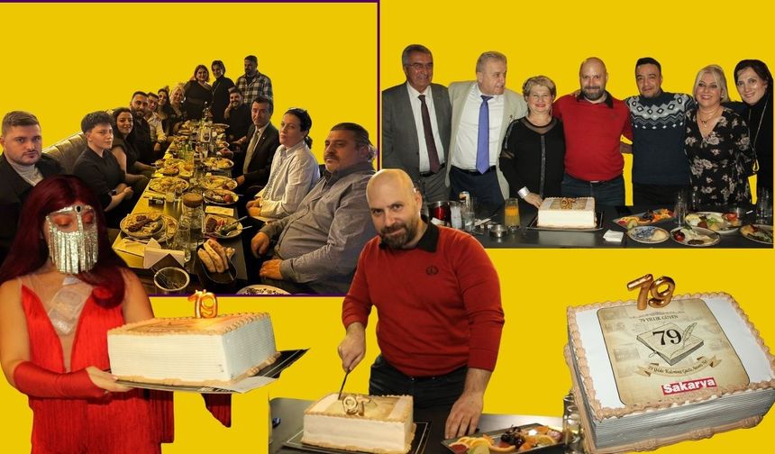 Sakarya Gazetesi'nin 79. yıl coşkusu