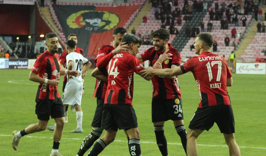 Eskişehirspor sahasında galibiyet için sahaya çıkıyor...