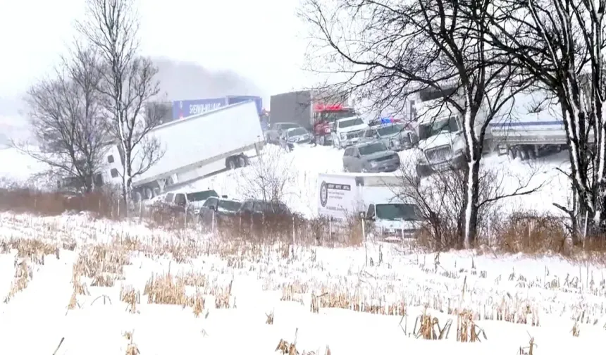 ABD'de 100 araçlık zincirleme kaza