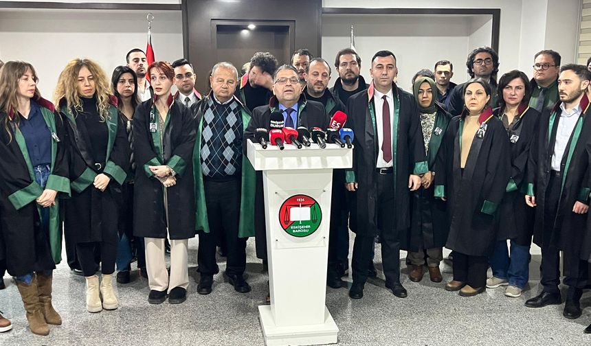 Eskişehir Barosu'ndan silahlı saldırıya tepki!